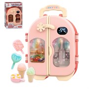 Игровой набор "Холодильник с мороженым", свет, розовый, в/к 11,5х6,5х18 см JB0213968