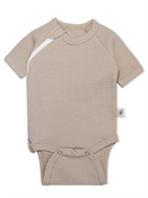 Боди на молнии с коротким рукавом Вафля Светлый кофе Артикул 42211156 42211156