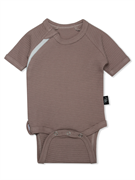 Боди на молнии с коротким рукавом Вафля Тауп Грей Артикул 42221156 42221156