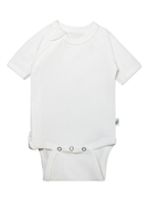 Боди на молнии с коротким рукавом Рубчик Сахар Артикул 42110956 42110956