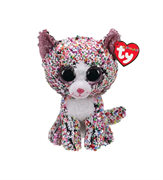 Мягкая игрушка Вимси кошка голубая пайетками 15 см TY 36674 36674