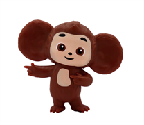 Фигурка-тянучка Чебурашка, 7 см, 6 видов в ассорт., Funky Toys, 24шт/шоубокс CHE241 CHE240