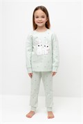 К 1637/голубая дымка,маленькие ромашки пижама дет К 1637/голубая дымка