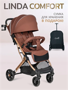 Коляска детская прогулочная COSTA Linda Comfort (Chocolate/Шоколадный) LC-03