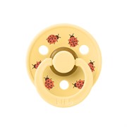 Пустышка латексная BIBS Studio Colour - Ladybug Friends - Pale Butter, 0+ мес. 10025310
