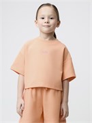 КР 302944-1/персиковый 1228 к727 фуфайка (футболка) для дев КР 302944-1/персиковый