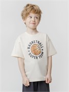 КР 302981/молочный 0809 к692 фуфайка (футболка) для мал КР 302981/молочный