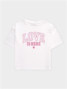 КР 303016/молочный к729 фуфайка (футболка) для дев КР 303016/молочный к729