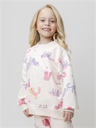 КР 302943/молочный 1107 Н216 к679 джемпер (свитшот) для дев КР 302943/молочный 1107