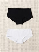 К 1964-2уп/белый,черный набор трусы для дев К 1964-2уп/белый,черный