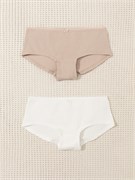 К 1964-2уп/нюдовый беж,сахар набор трусы для дев  К 1964-2уп/нюдовый беж