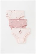 К 1978-3уп/розовый жемчуг,розовый,букетик Ал набор трусы для дев К 1978-3уп/розовый жемчуг-1