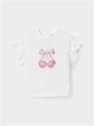 КР 302958/молочный к681 фуфайка (футболка) для дев КР 302958/молочный к681