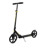 2хкол. самокат CITYRIDE, сталь 100%, Дека:46,5*13,5 см,грипсы 135мм TPR, колеса PU 200/200 мм Черный CR-S2-13EB