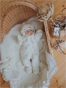 Комбинезон с бантиками цв. натуральный 02037-04002