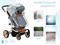 Дождевик на коляску универсальный в сумке. RRC-001