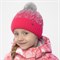Шапка ОБАЯШКА (Ярко-розовый/Серый меланж) 14w23-035-1