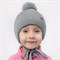 Шапка БОН-БОН (Серый меланж) 14w23-033-1