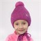 Шапка БОН-БОН (Лиловый меланж) 14w23-033