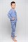 К 1547/пыльно-голубой джинс,геометрия пижама детская (фуфайка дл.рукав+брюки)  К 1547/пыльно-голубой