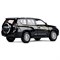 ТМ "Автопанорама" Машинка металлическая, 1:24, Land Cruiser Prado, черный, открываются двери, капот  JB1251507