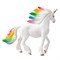 ТМ "КОМПАНИЯ ДРУЗЕЙ", серия "Животные планеты Земля", игрушка "Радужный единорог",белый, в/п  20,5*1 JB0208824