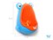 Писсуар для мальчиков "Лягушка с прицелом". Цвет: голубой/апельсиновый. RBP-2129BO