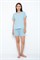 Е 40012/голубой шорты женские Е 40012/голубой