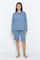 Е 20084/капитанский синий пижама женская (джемпер, шорты) Е 20084/капитанский синий