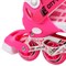 "CITY-RIDE" Роликовые коньки цвет розовый, в сумке 36х38х9 см (S (29-33) размер JB8800080