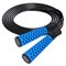 Скакалка спортивная, 3,2 м, ручка TRP+PP, веревка  PVC, c подшипником,цвет синий на блистере,  в/п JB0210529