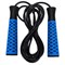 Скакалка спортивная, 3,2 м, ручка TRP+PP, веревка  PVC, c подшипником,цвет синий на блистере,  в/п JB0210529