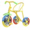 3х колесный велосипед  Озорной ветерок, колеса EVA 10/8,  сиденье  жестк.,  цвет  микс (Мультицвет) GV-B3-2MX
