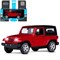 ТМ "Автопанорама" Машинка металлическая 1:32 Jeep Wrangler, красный, откр. Двери и капот, свет, звук JB1251518 - фото 47508