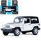 ТМ "Автопанорама" Машинка металлическая 1:32 Jeep Wrangler, белый, откр. Двери и капот, свет, звук,  JB1251520 - фото 47880