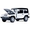 ТМ "Автопанорама" Машинка металлическая 1:32 Jeep Wrangler, белый, откр. Двери и капот, свет, звук,  JB1251520