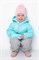 ВК 32157/1 УЗГ куртка для девочки ясельного возраста моно аквамарин ВК 32157/1 УЗГ
