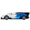 AUTODRIVE 1:24 Р/У машинка,5 каналов,двери откр. с пульта, свет, цвет белый с синим,в/к 29х10,3х12,2 JB0404739