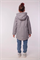 Парка для девочки "Альбина" (Серый) 4spr24-019