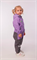 Комбинезон из софтшелла "Мотив" (Сиреневый) 1spr24-055-2