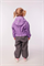 Комбинезон из софтшелла "Мотив" (Сиреневый) 1spr24-055-2