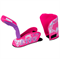 Набор CITYRIDE роликовые коньки-квады, шлем, защита, колёса PU 80 и 40 мм, белый-розовый (S (30-33)) JB8800101-1