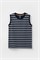 КР 302382/индиго,полоска к452 майка для мальчика   КР 302382/индиго,полоска