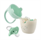 Контейнер для соски-пустышки "Слоник", с пустышкой, зеленый REF-002-G