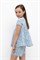 КР 302421/пыльно-синий,блики на воде к469 фуфайка для девочки   КР 302421/пыльно-синий-1