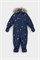 ВК 60116/н/9 ГР комбинезон детский  темно-синий, зимние домики ВК 60116/н/9 ГР-1