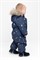 ВК 60116/н/9 ГР комбинезон детский  темно-синий, зимние домики ВК 60116/н/9 ГР