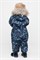 ВК 60116/н/7 ГР комбинезон детский индиго, геометрия с треугольниками ВК 60116/н/7 ГР