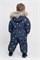 ВК 60116/н/12 ГР комбинезон детский темно-синий, маленькие мишки ВК 60116/н/12 ГР