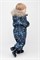ВК 60116/н/7 ГР комбинезон детский индиго, геометрия с треугольниками ВК 60116/н/7 ГР-1